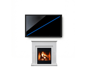 TV Above the Fireplace